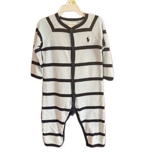 Polo sleeper boys size 9 months button up